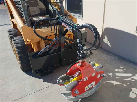 skid steer attachments with saw and wood processor|skid steer log grapple attachment.